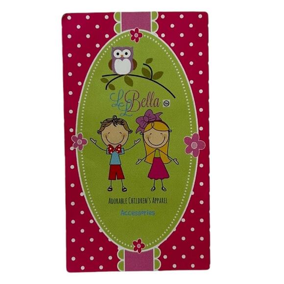 NWT LL Bella Adorable Children's Apparel Red & Green Argyle Girls Leg Warmers - Picture 5 of 5